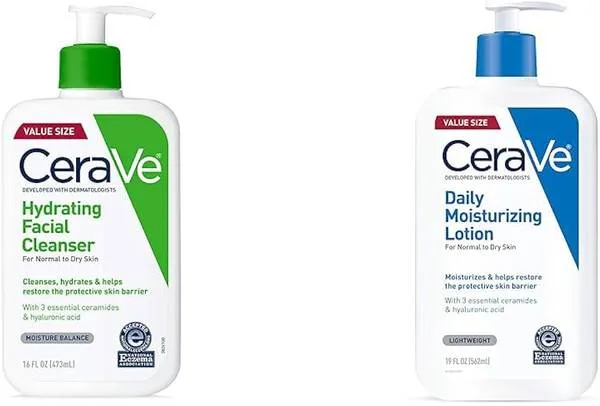 CeraVe Hydrating Cleanser skincare ceramides hyaluronic acid gentle cleanser suitable for all skin types 